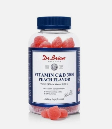 VITAMIN C&D 3000 PEACH FLVVOR