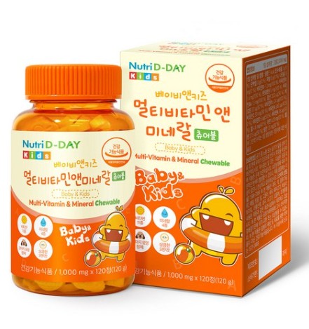 베이비앤키즈 멀티비타민 앤 미네랄 츄어블