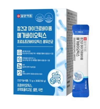 건강 마이크로바이옴 메가바이오틱스 프로&프리바이오틱스 생유산균
