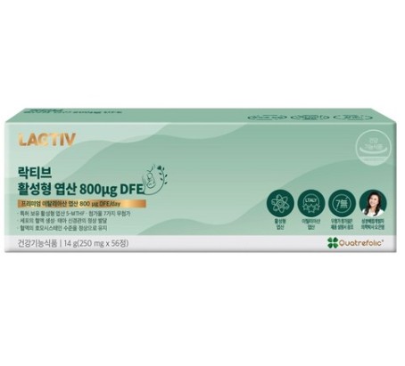 락티브 활성형 엽산 800μg DFE