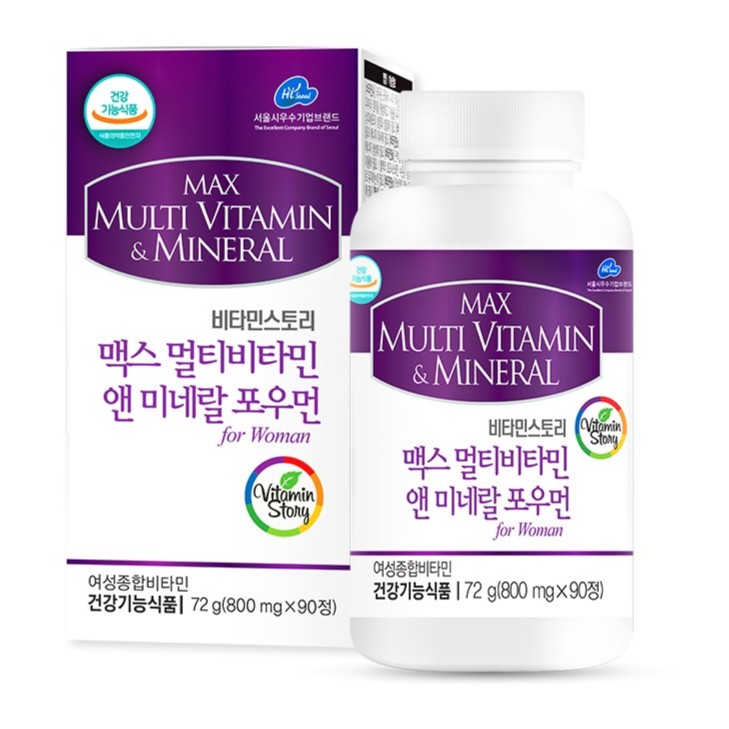 맥스 멀티비타민 앤 미네랄 포우먼