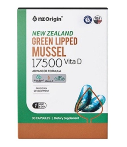 NEW ZEALAND GREEN LIPPED MUSSEL 17500 Vita D