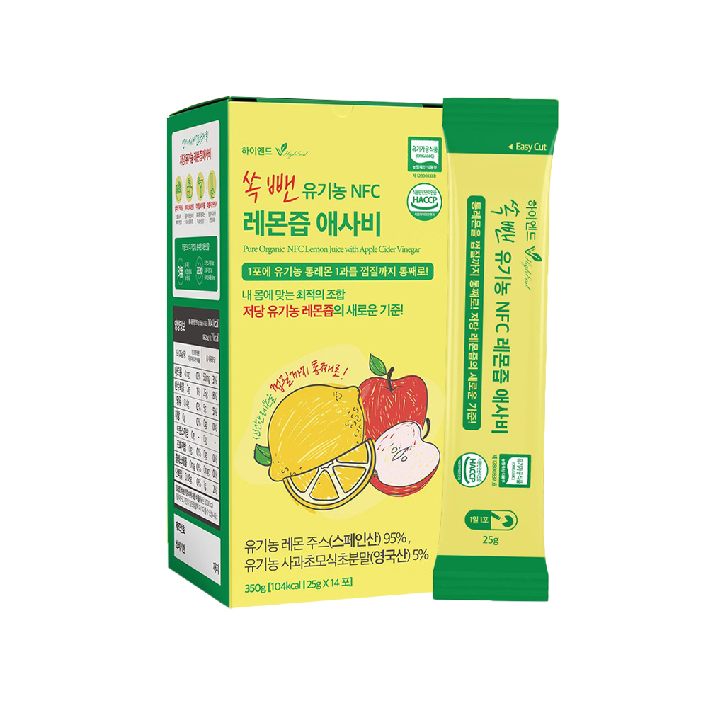 쏙뺀 유기농 NFC 레몬즙 애사비